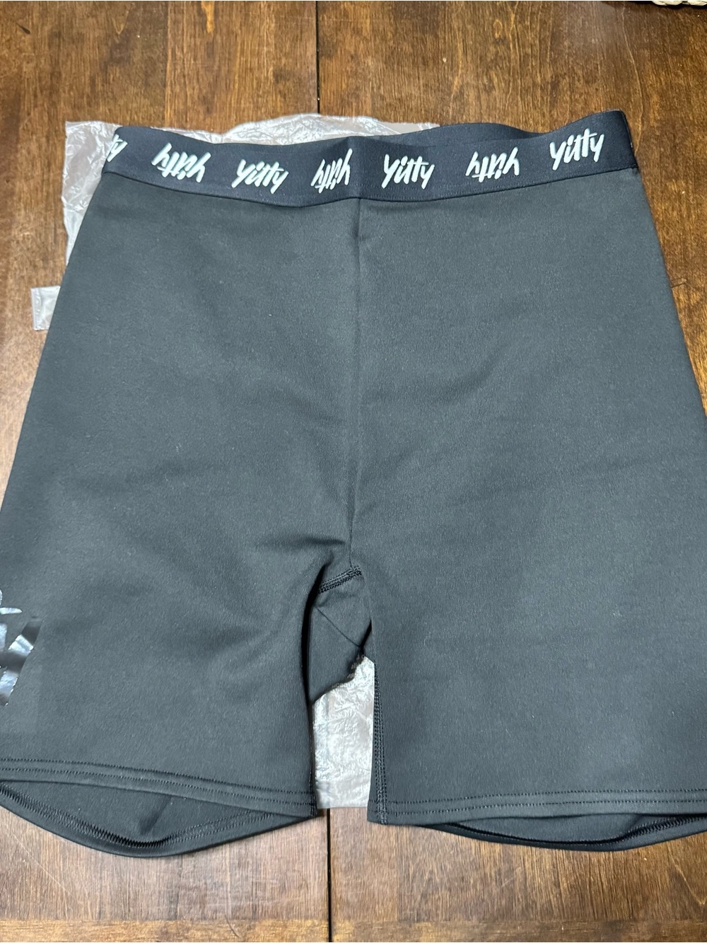 YITTY Major Label Shaping High Waist Shorts Black NWT